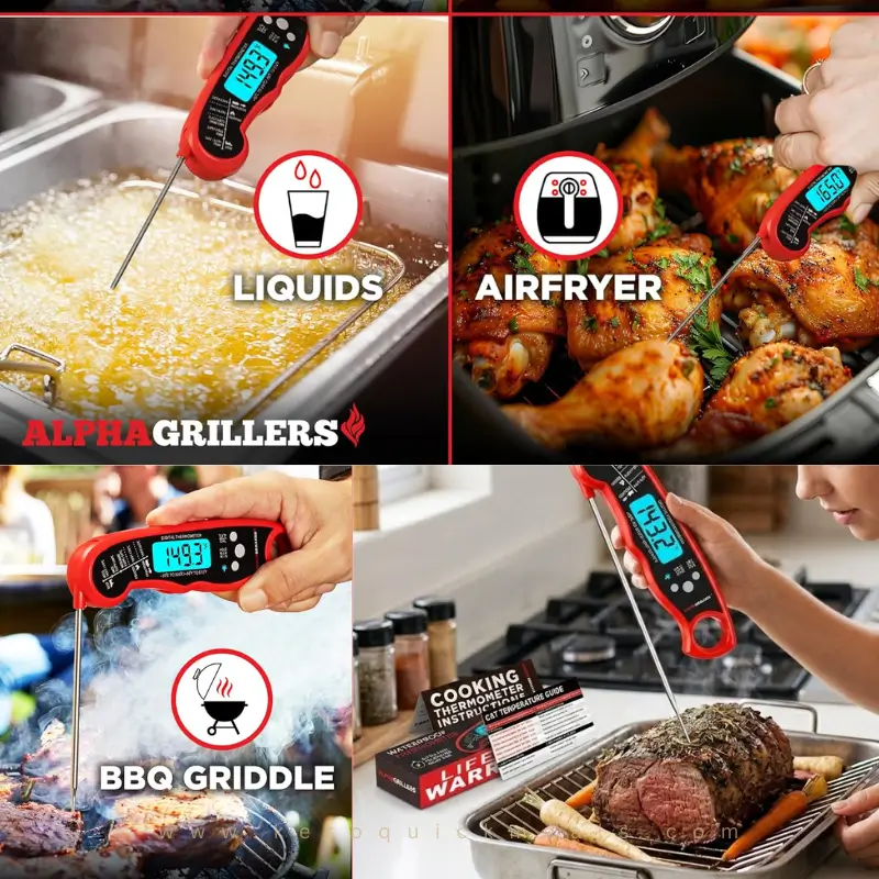 Alpha Grillers Instant-Read Digital Meat Thermometer