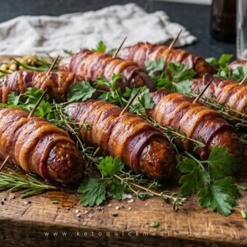 Bacon-Wrapped-Sausages