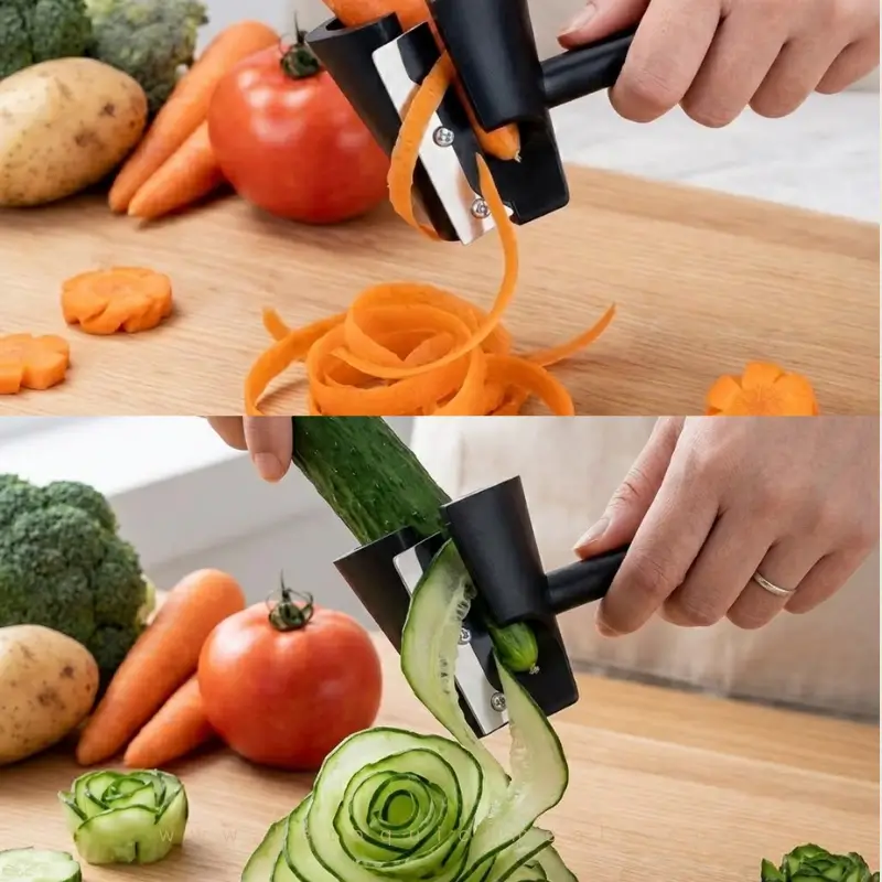 Spiral Vegetable Cutter Set & Carrot Curler