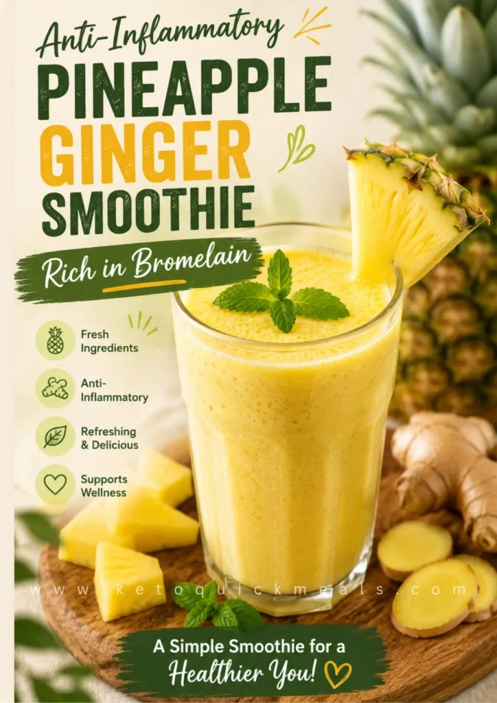 antiinflammatory-pineapple-ginger-smoothie-contains-bromelain
