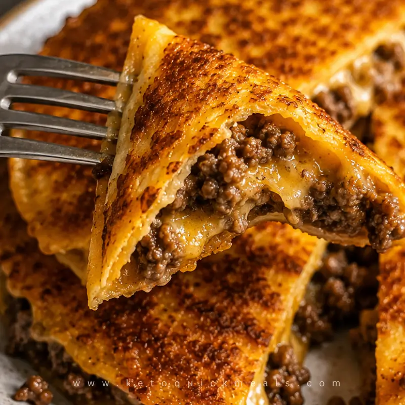 low-carb-cheeseburger-quesadillas